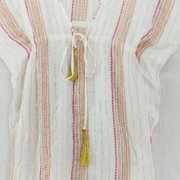 EN CREME Tunic top or Beach cover up sz M - Picture 3 of 8